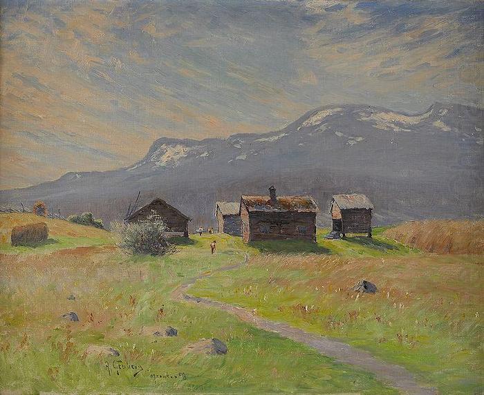 Anton Genberg Norrlandsk fabovall china oil painting image